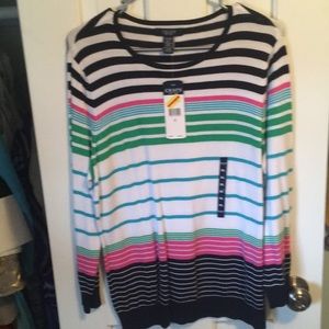 Chaps NWT striped Sweater